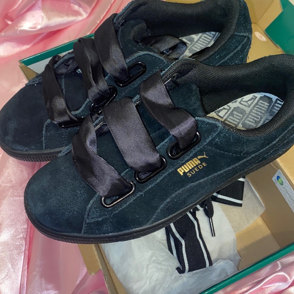 Black Suede Puma shoes